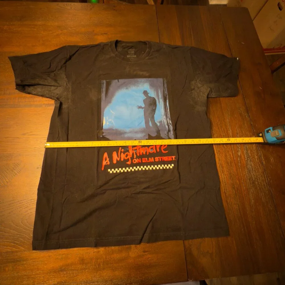 Vans Freddy Krueger A Nightmare On Elm Street Black Shirt Size Large Used - Picture 13 of 14
